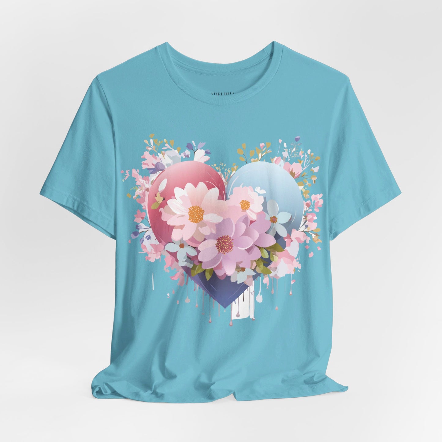 Natural Cotton Tee Shirt - Love story Collection