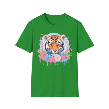 Tiger Shirt Unisex Softstyle T Shirt Gildan 64000 Animal Tee
