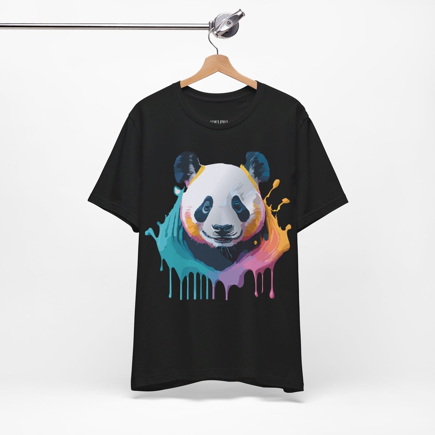 T-Shirt aus natürlicher Baumwolle mit Panda