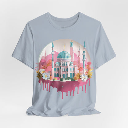 Natural Cotton Tee Shirt - Istanbul, Turkey Printify
