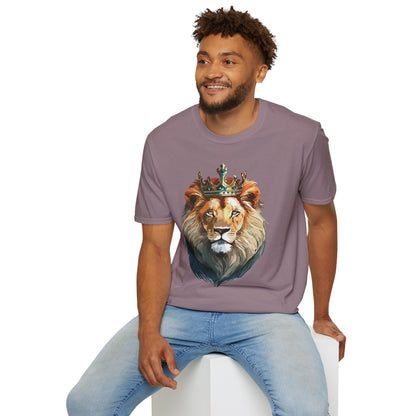 Lion Shirt Unisex Softstyle Tee Gildan 64000 100 Percent Ring Spun Cotton