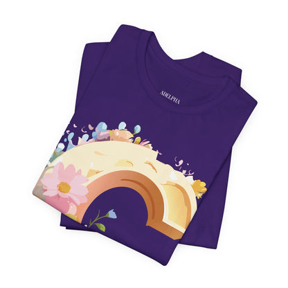 Natural Cotton Tee Shirt - Letters Collection - C Printify