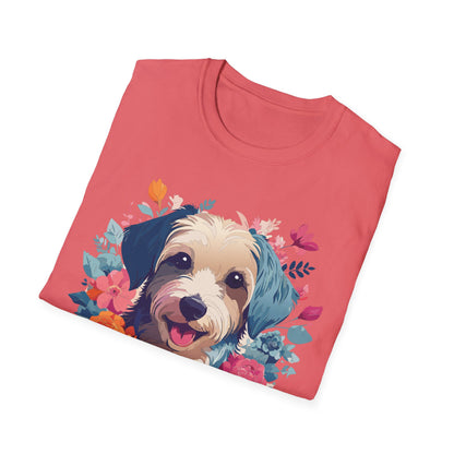 Dog Shirt Unisex Animal Tee Made From 100 Percent Ring Spun Cotton