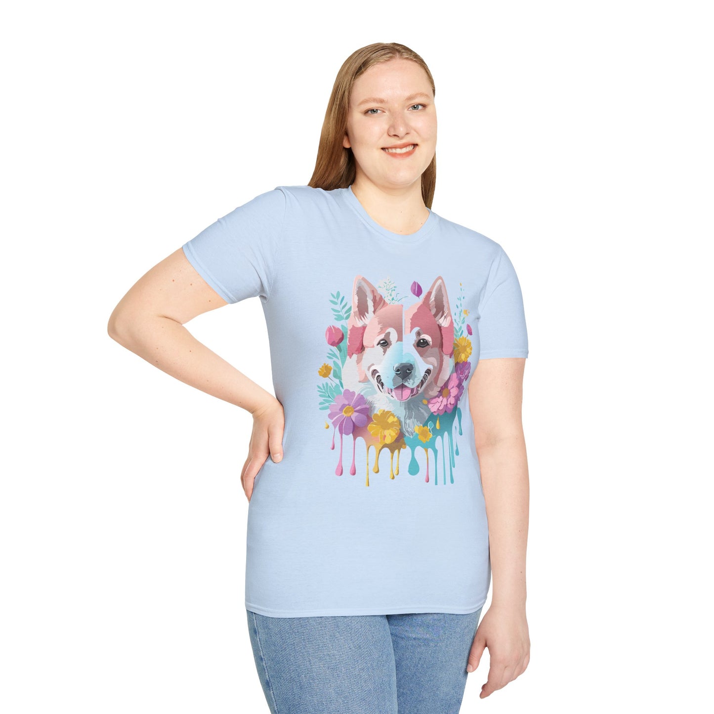 Dog Shirt, Shirt with Dog, Animal Tee, Shirt with Animals