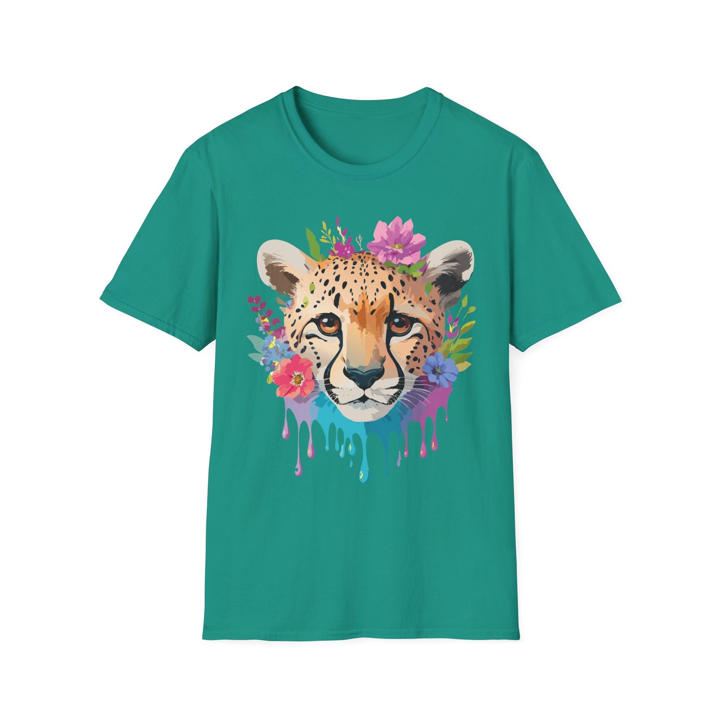 Cheetah Shirt, Shirt with Cheetah, Cheetah Tee, Shirt with Animals