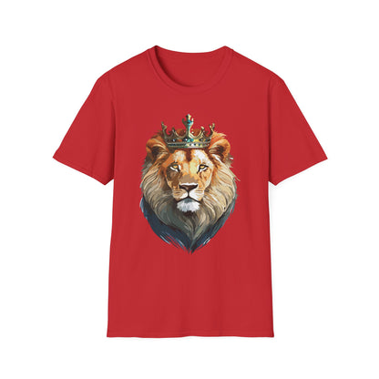 Lion Shirt Unisex Softstyle Tee Gildan 64000 100 Percent Ring Spun Cotton