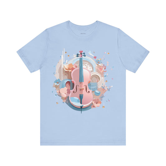 Natural Cotton Tee Shirt - Music collection