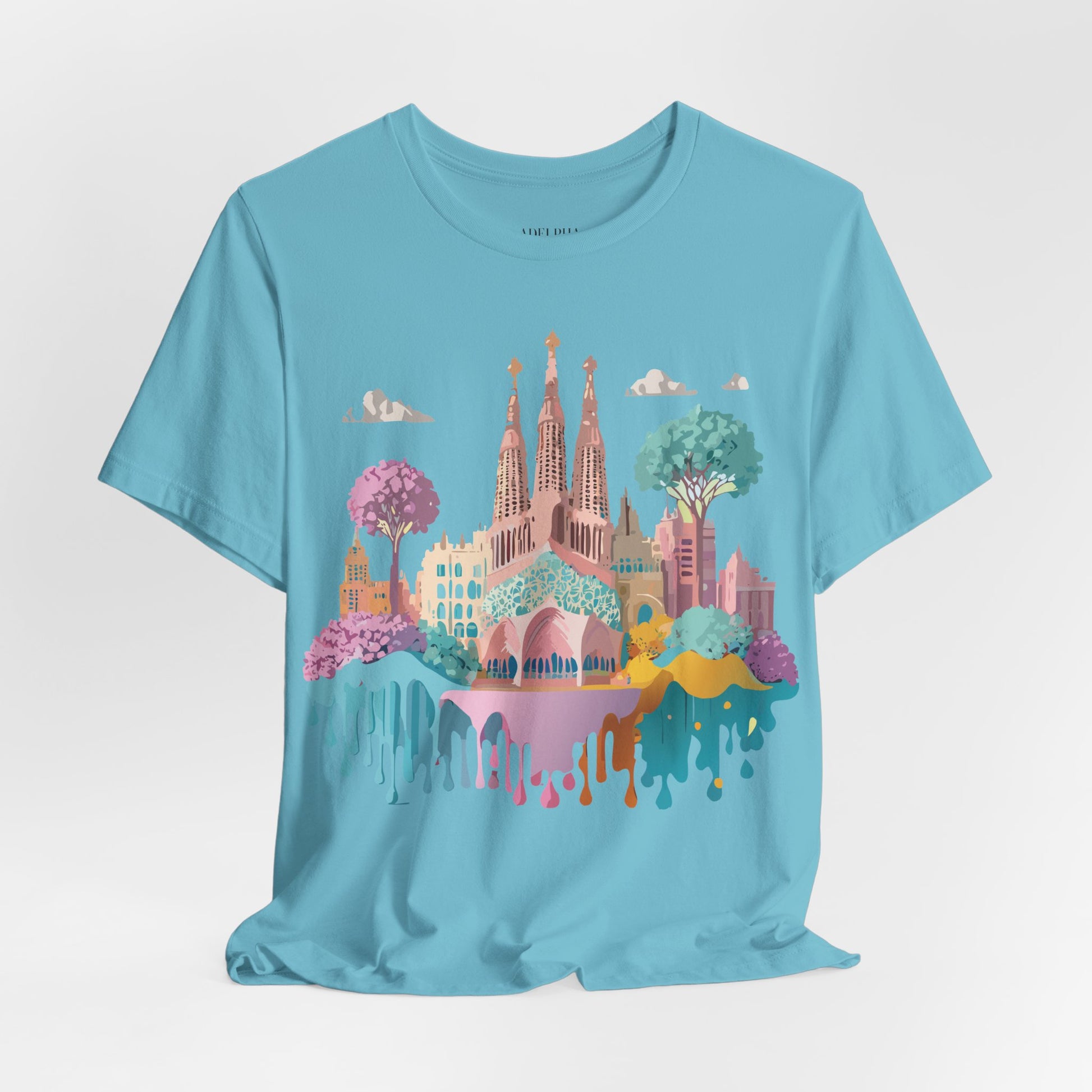 Tourist Shirt, Shirt with Barcelona - ADELPHA