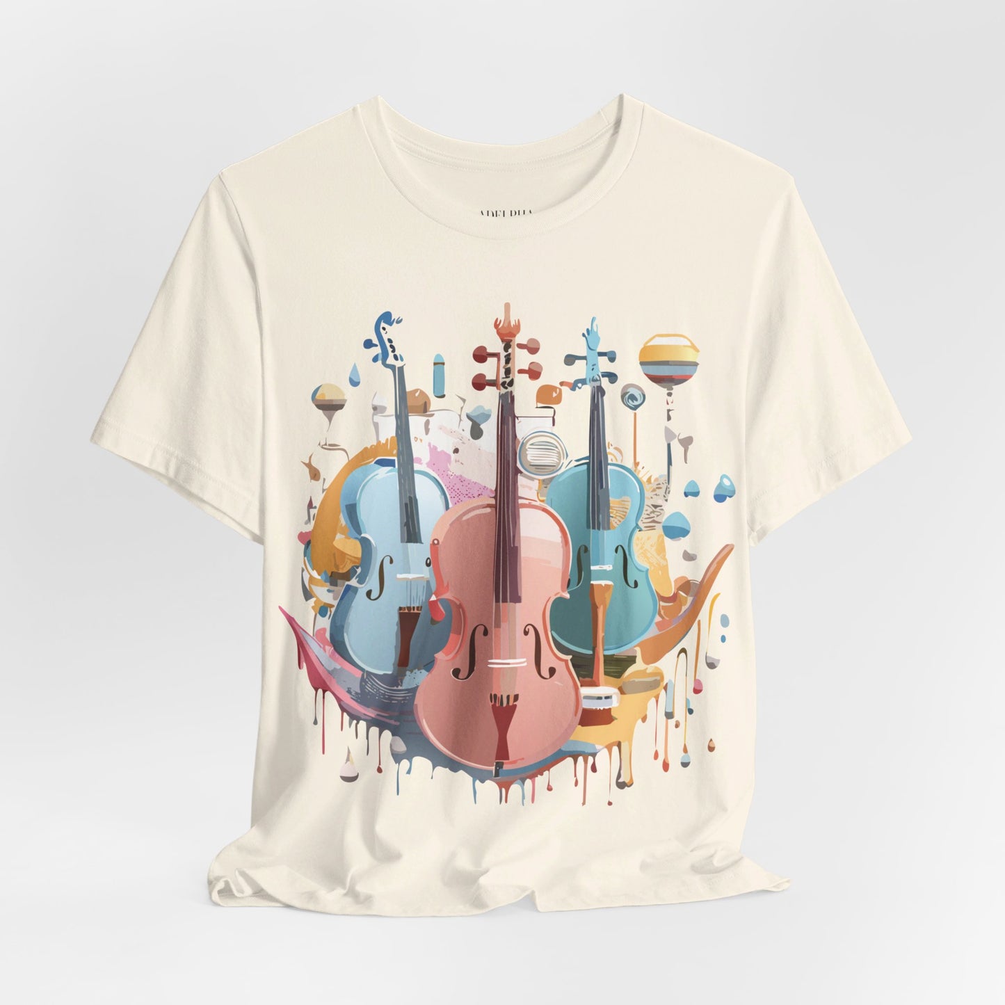 T-shirt en coton naturel - Collection Musique