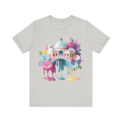 Natural Cotton Tee Shirt - Beautiful Places Collection - Venice Printify