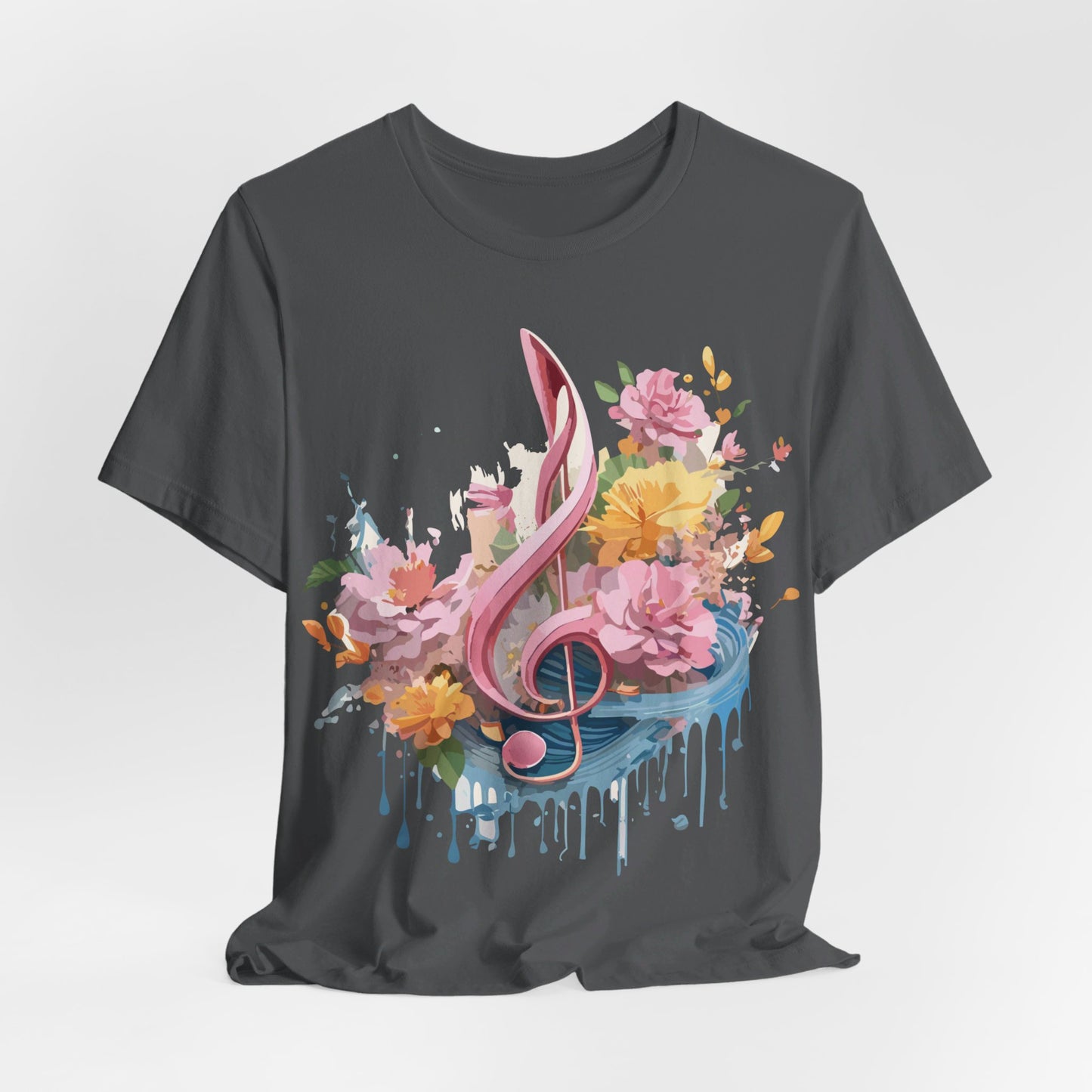 Natural Cotton Tee Shirt - Music Collection