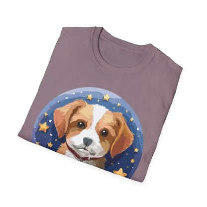 Unisex Dog Shirt Animal Print Tee Gildan Softstyle 64000 Cotton