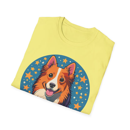 Unisex Dog Shirt Animal Print Tee Gildan Softstyle 64000 Tee