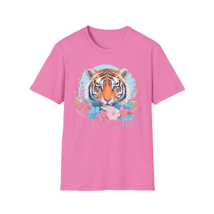 Tiger Shirt Unisex Softstyle T Shirt Gildan 64000 Animal Tee