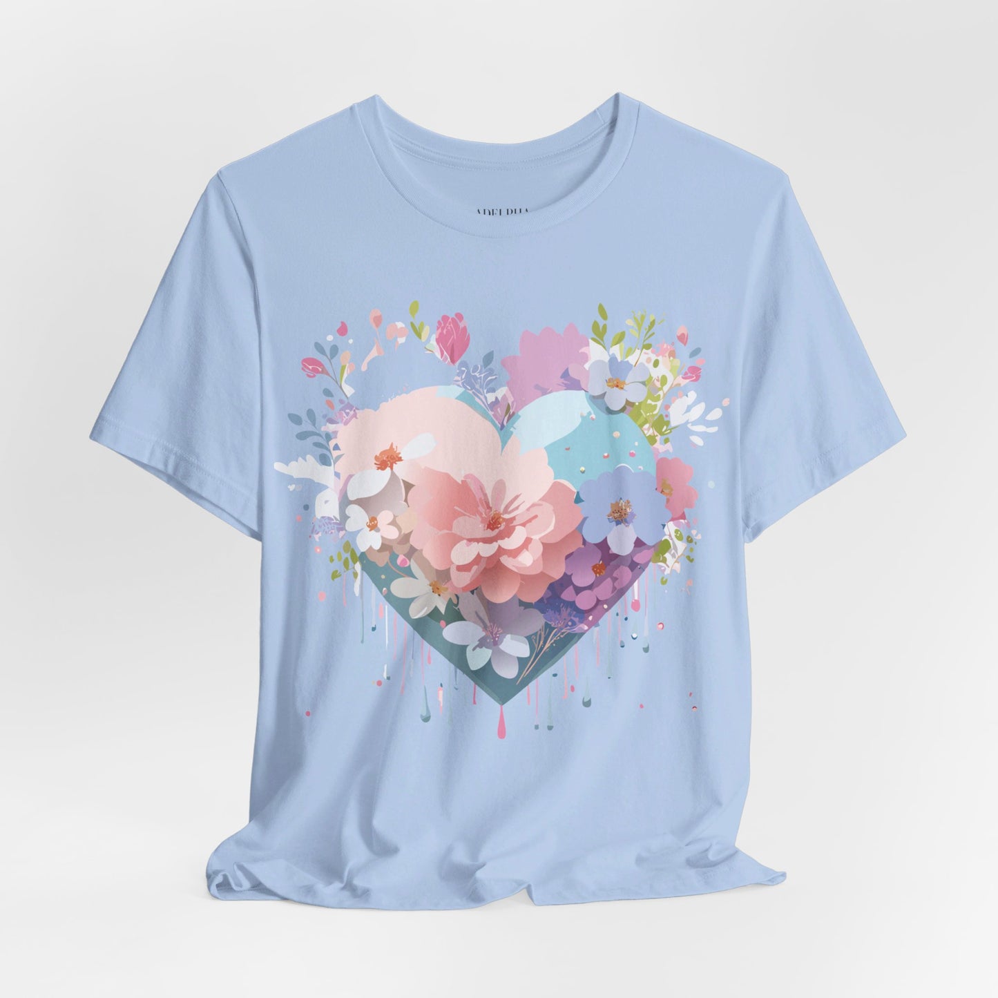 Natural Cotton Tee Shirt - Love story Collection