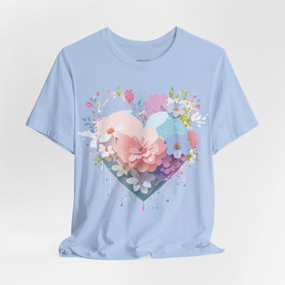 Natural Cotton Tee Shirt - Love story Collection Printify