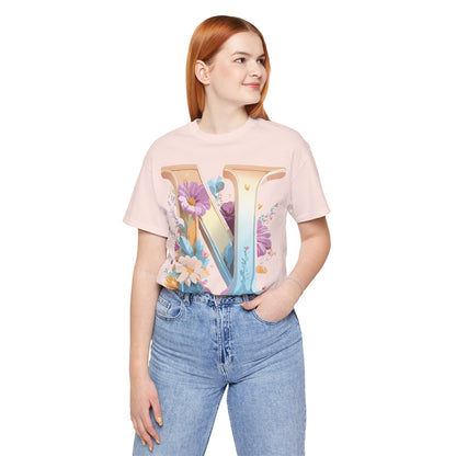 Letter Shirt, Letter N Shirt - ADELPHA