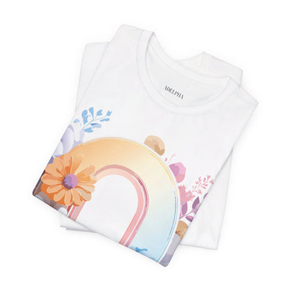 Natural Cotton Tee Shirt - Letters Collection - O Printify