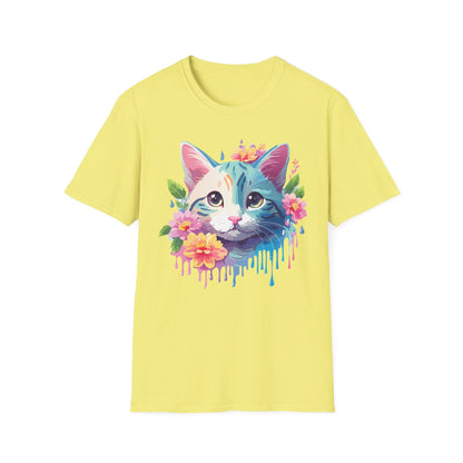 Cat Shirt Unisex Cat Lover Tee Premium Gildan Softstyle 64000 Lightweight
