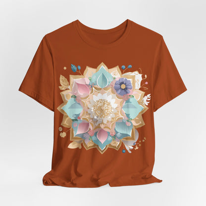 Natural Cotton Tee Shirt - Medallion Collection Printify