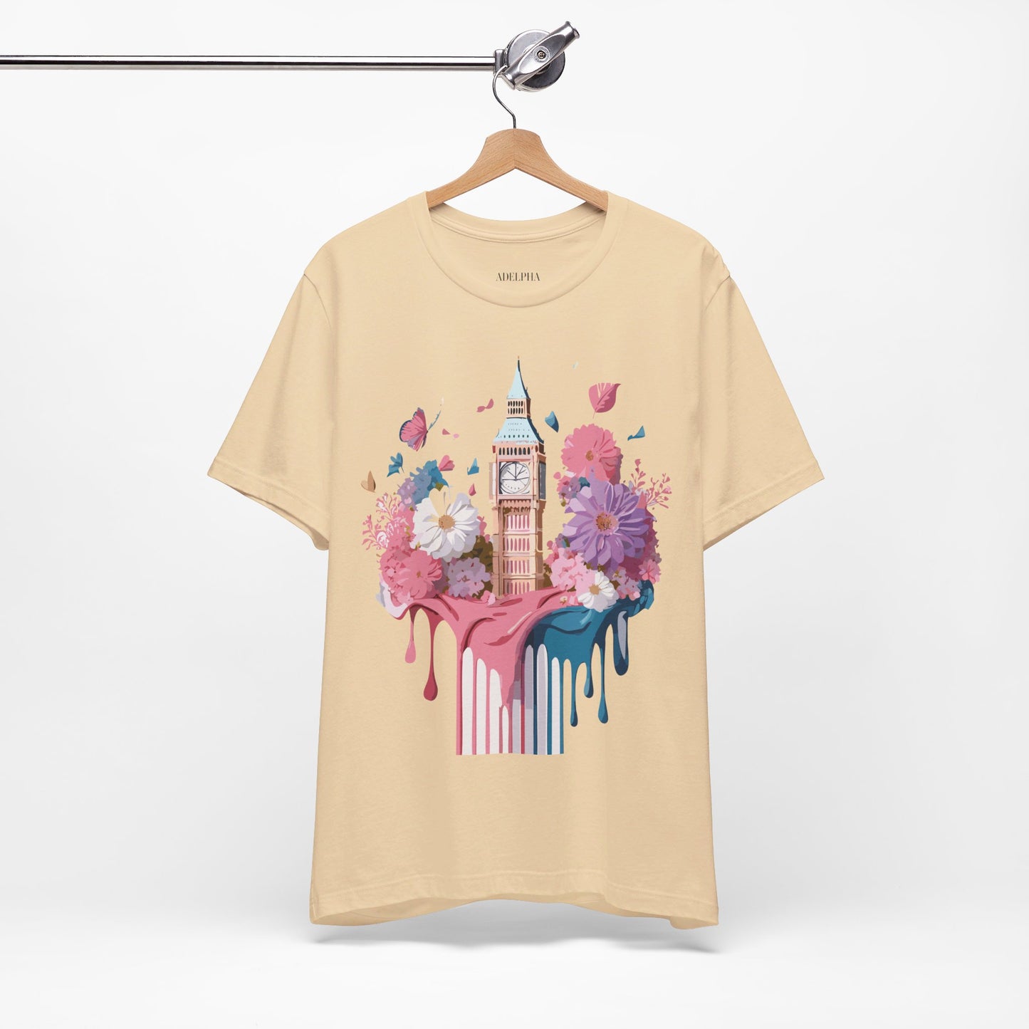 Natural Cotton Tee Shirt - Beautiful Places Collection - London