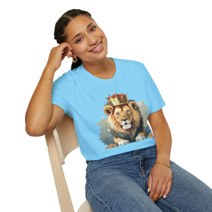 Lion Shirt Unisex Animal Tee Gildan Softstyle 64000 Comfort Fit