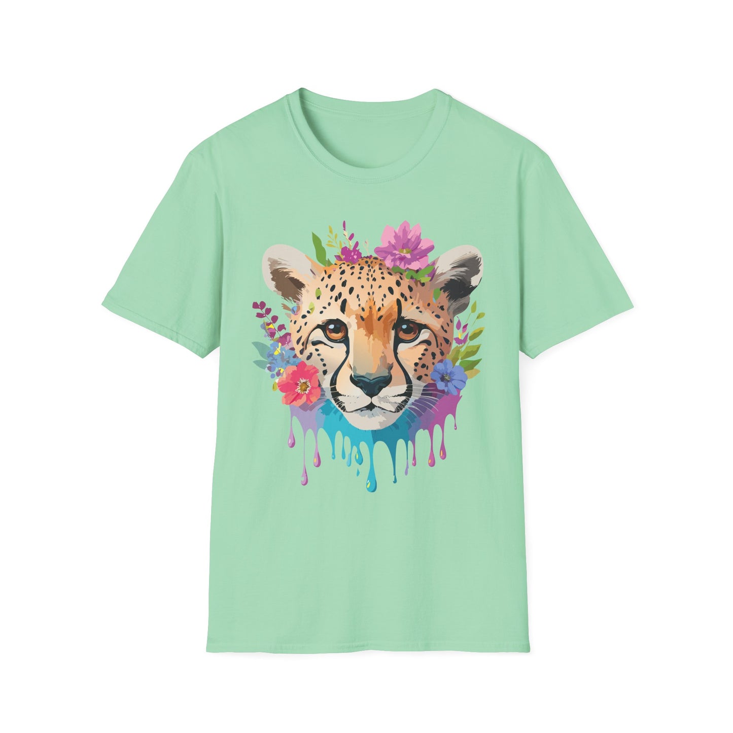 Cheetah Shirt, Shirt with Cheetah, Cheetah Tee, Shirt with Animals