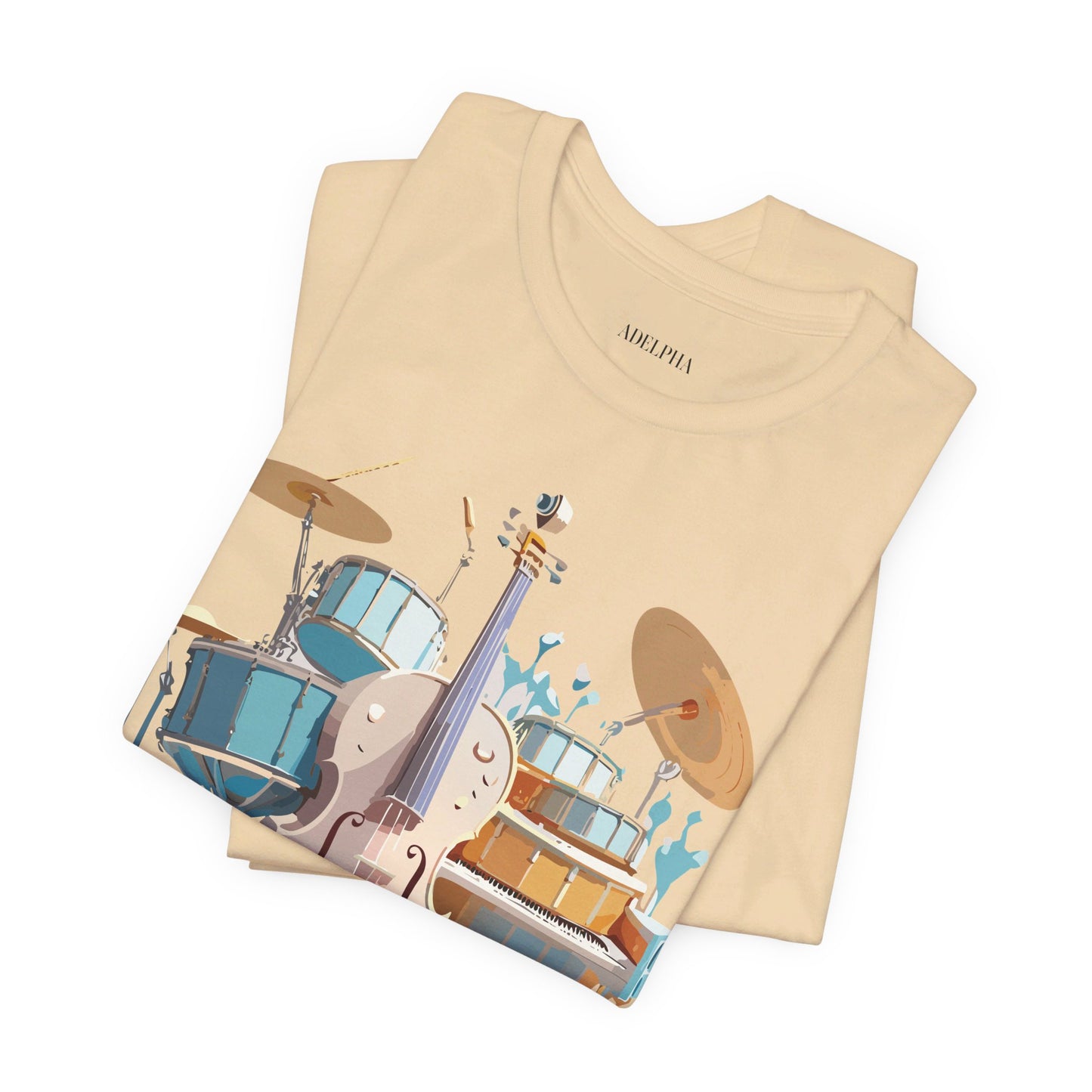 Natural Cotton Tee Shirt - Music collection