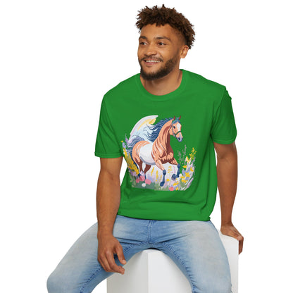 Horse Shirt Unisex Gildan Softstyle Tee 100 Ring Spun Cotton