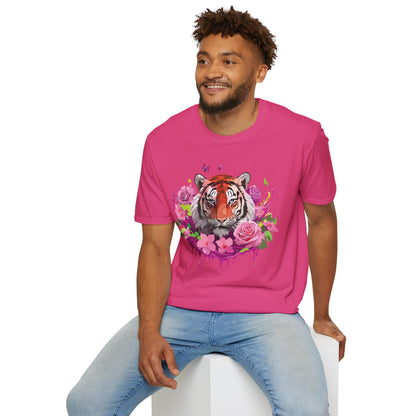 Tiger Shirt Unisex Tee Gildan Softstyle 64000 Ring Spun Cotton