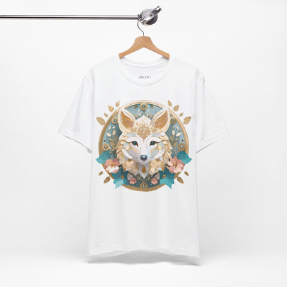 Natural Cotton Tee Shirt - Medallion Collection Printify