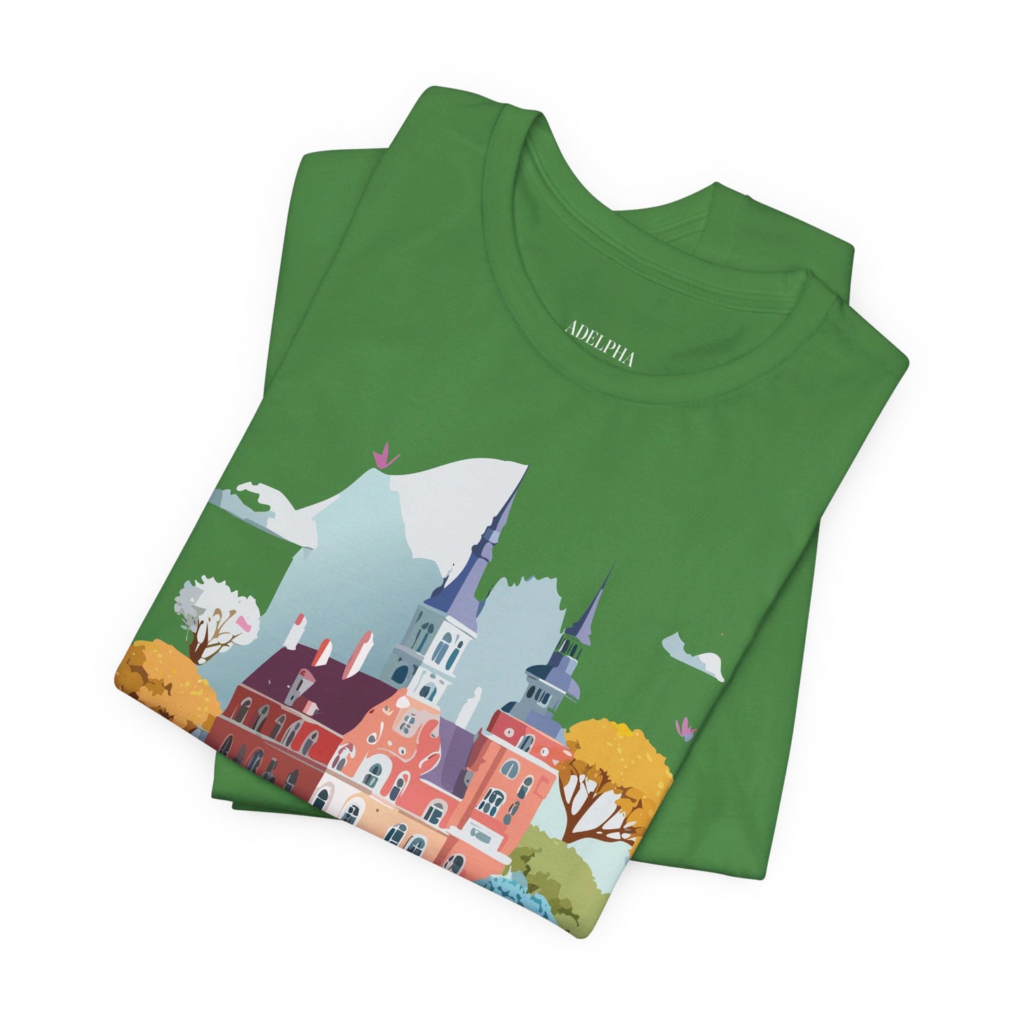 Natural Cotton Tee Shirt - Beautiful Places Collection - Warnemünde and Rostock - Germany