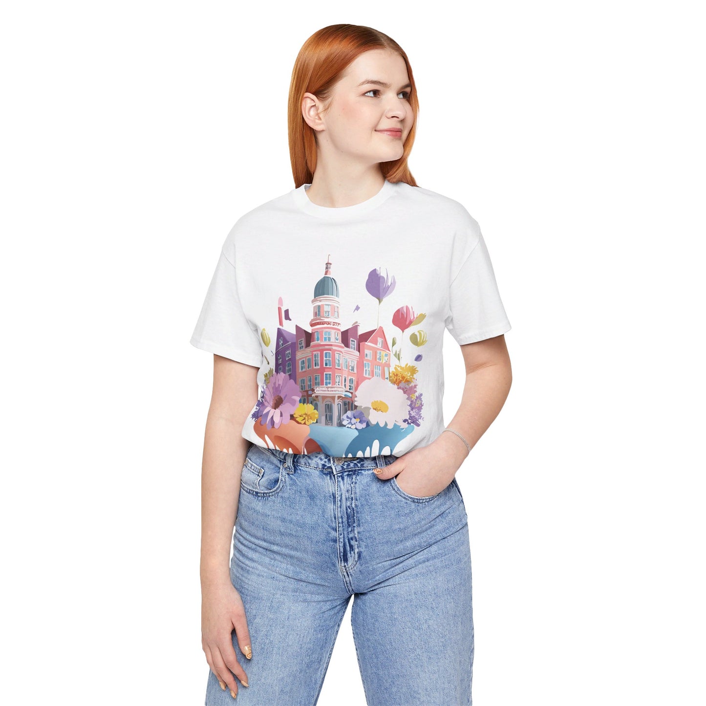 T-Shirt aus natürlicher Baumwolle – Beautiful Places Collection – Amsterdam