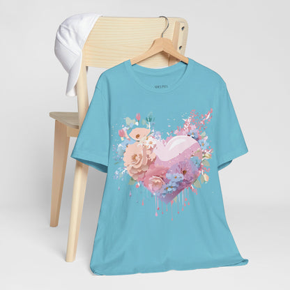 Natural Cotton Tee Shirt - Love story Collection Printify