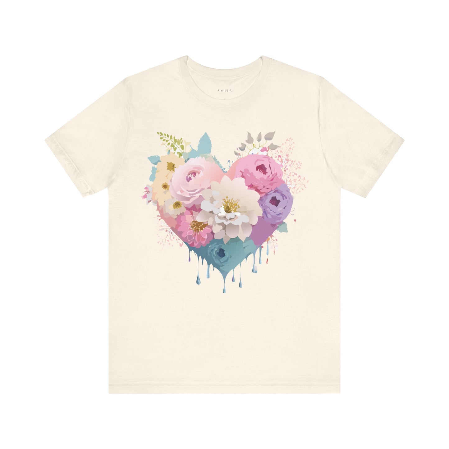 T-shirt en coton naturel - Collection Love story