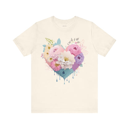 Natural Cotton Tee Shirt - Love story Collection Printify