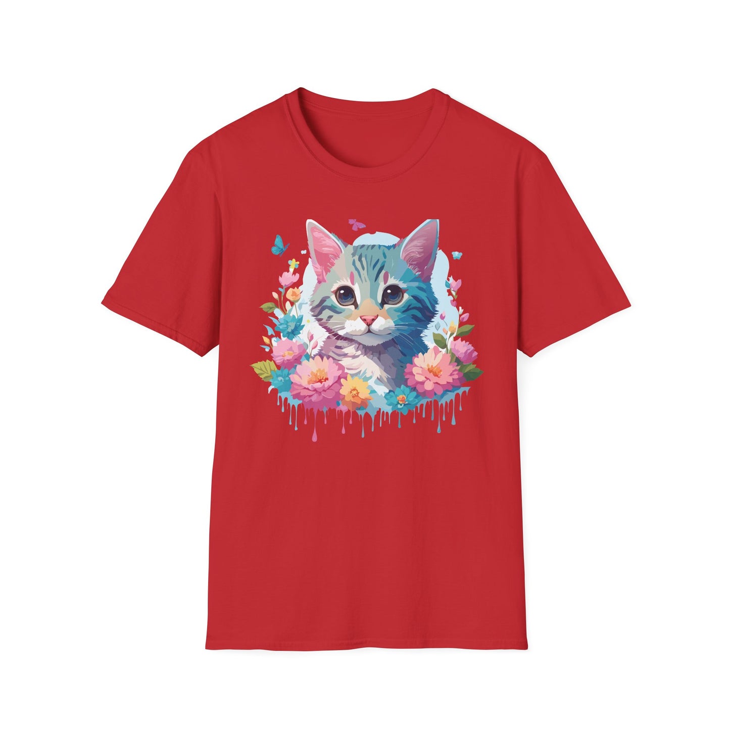 Cat Shirt, Shirt with Cat, Cats Tee, Kitten Tee