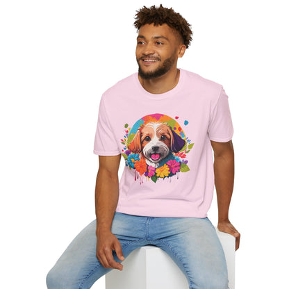 Unisex Dog Shirt Softstyle Cotton Tee Gildan 64000 Animal Tee