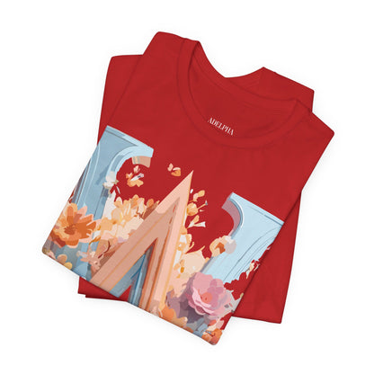 Natural Cotton Tee Shirt - Letters Collection - W Printify
