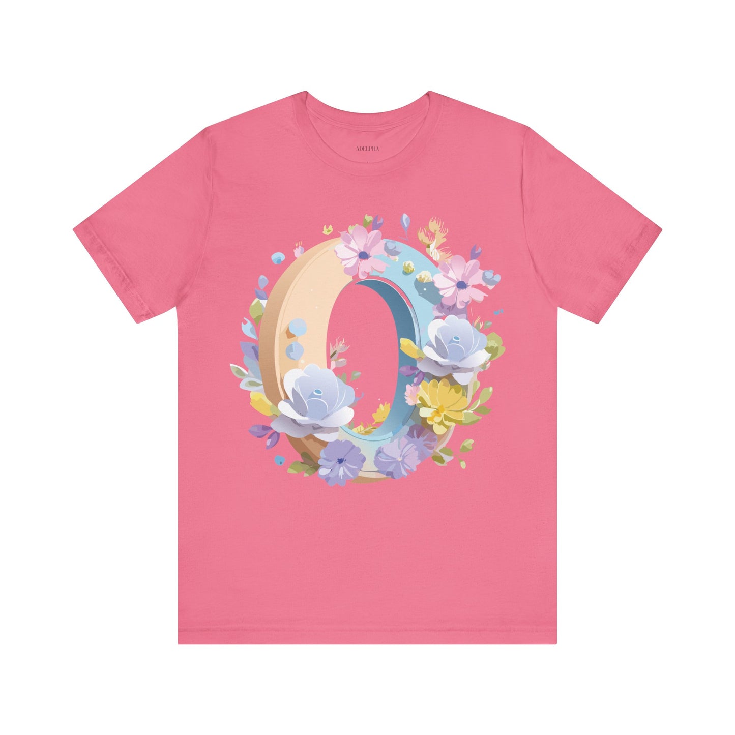 T-shirt en coton naturel - Collection Lettres - O