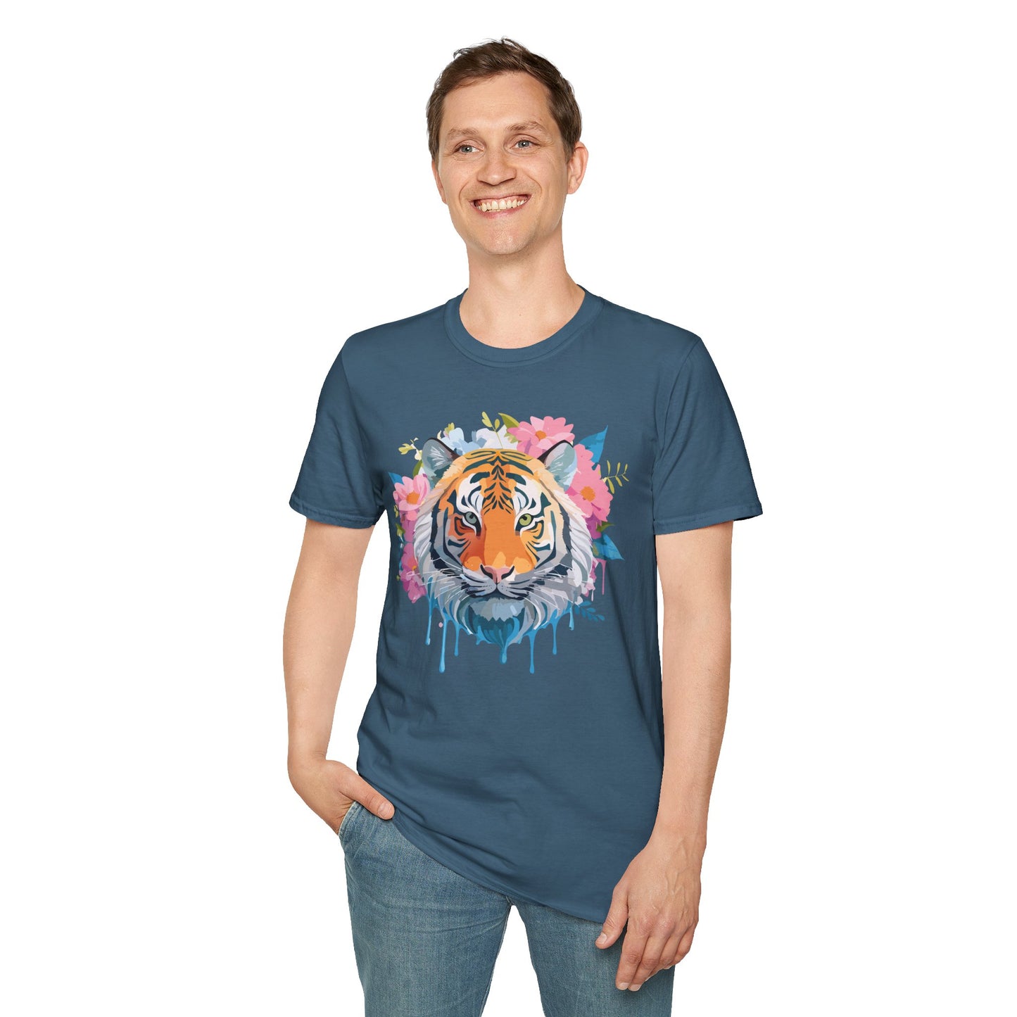 Tiger Shirt, Shirt with Tiger, Animal Tee, Shirt with Animals