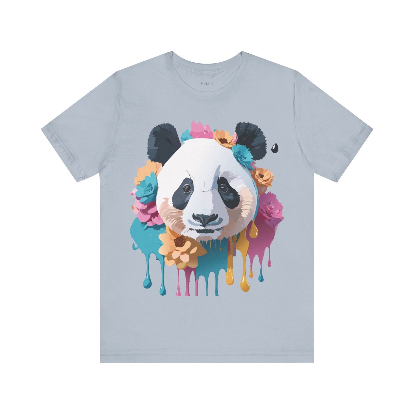 T-Shirt aus natürlicher Baumwolle mit Panda