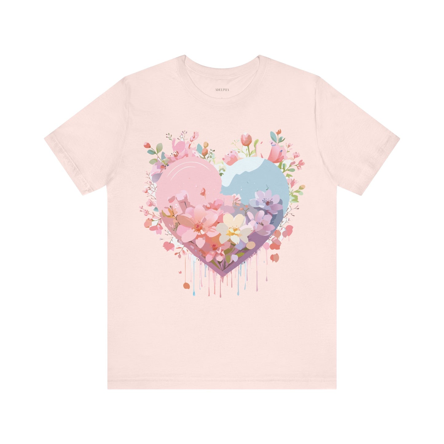 Natural Cotton Tee Shirt - Love story Collection