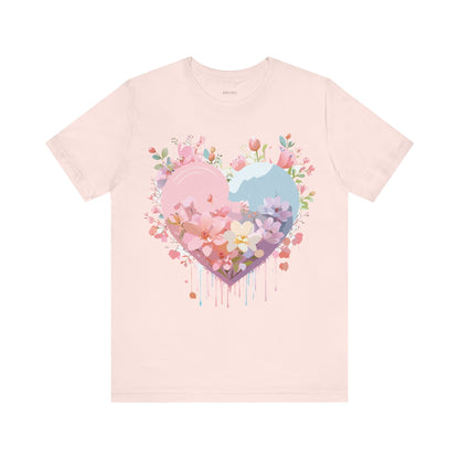 Natural Cotton Tee Shirt - Love story Collection Printify