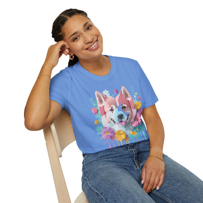 Dog Shirt Unisex Tee Softstyle Cotton Comfort for Animal Lovers