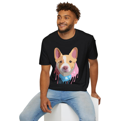Dog Shirt Unisex Animal Print Tee Cotton T Shirt For Pet Lovers