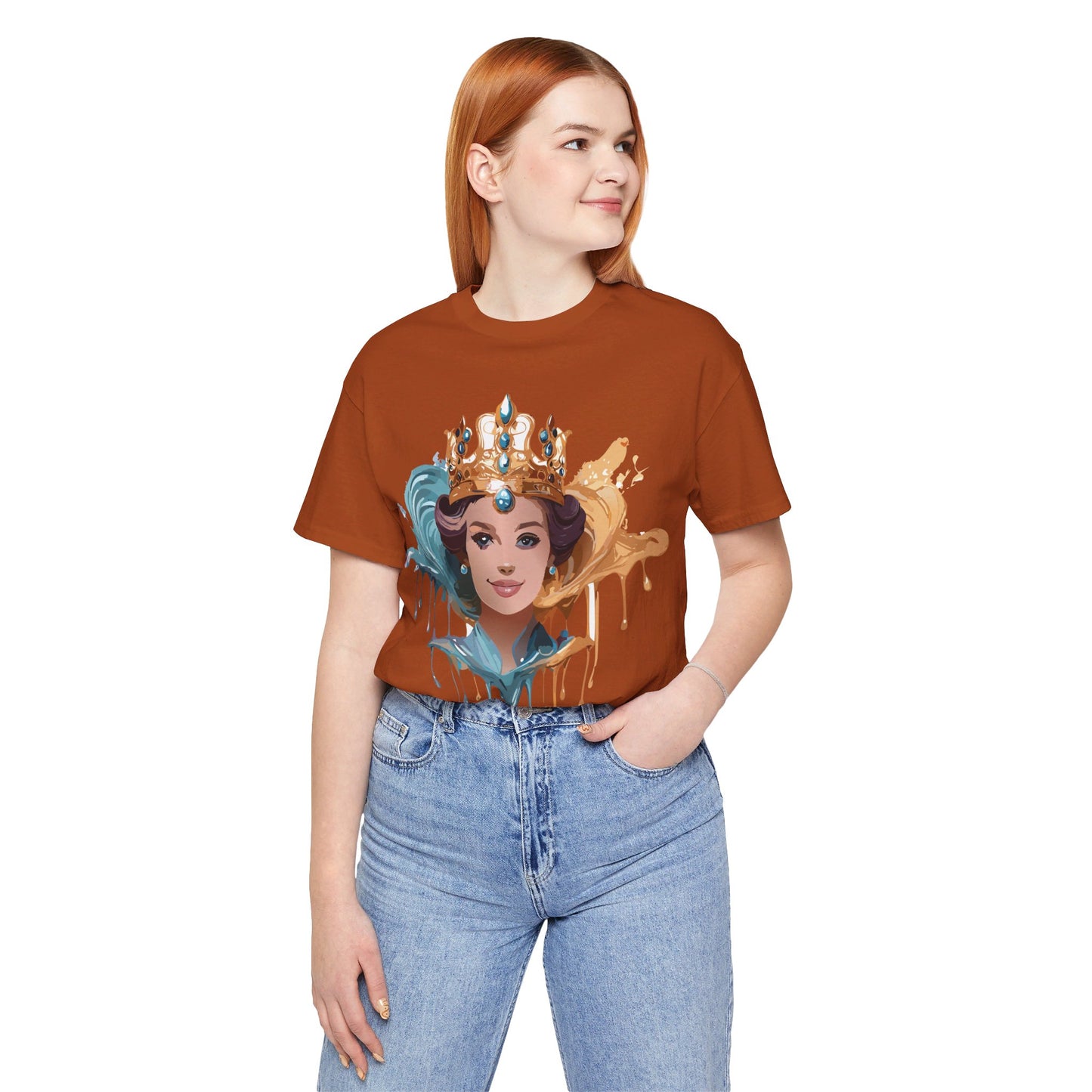 Natural Cotton Tee Shirt - Queen Collection