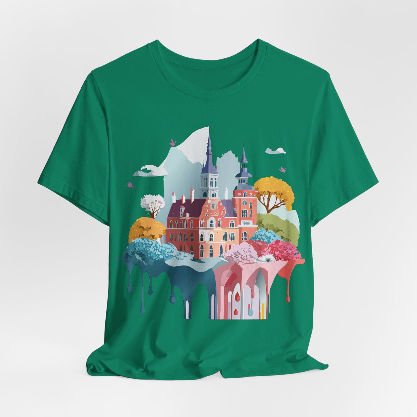 Natural Cotton Tee Shirt - Beautiful Places Collection - Warnemünde and Rostock - Germany