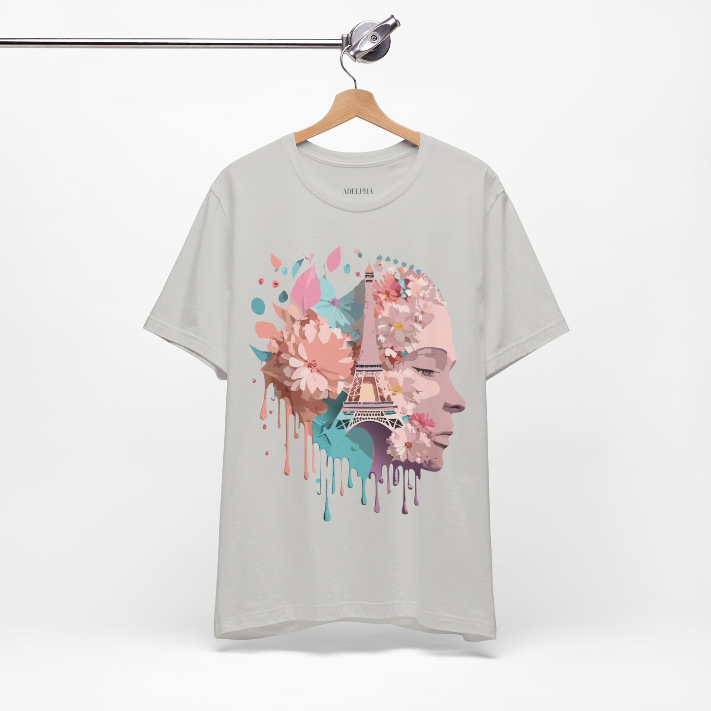 Natural Cotton Tee Shirt - Beautiful Places Collection - Paris