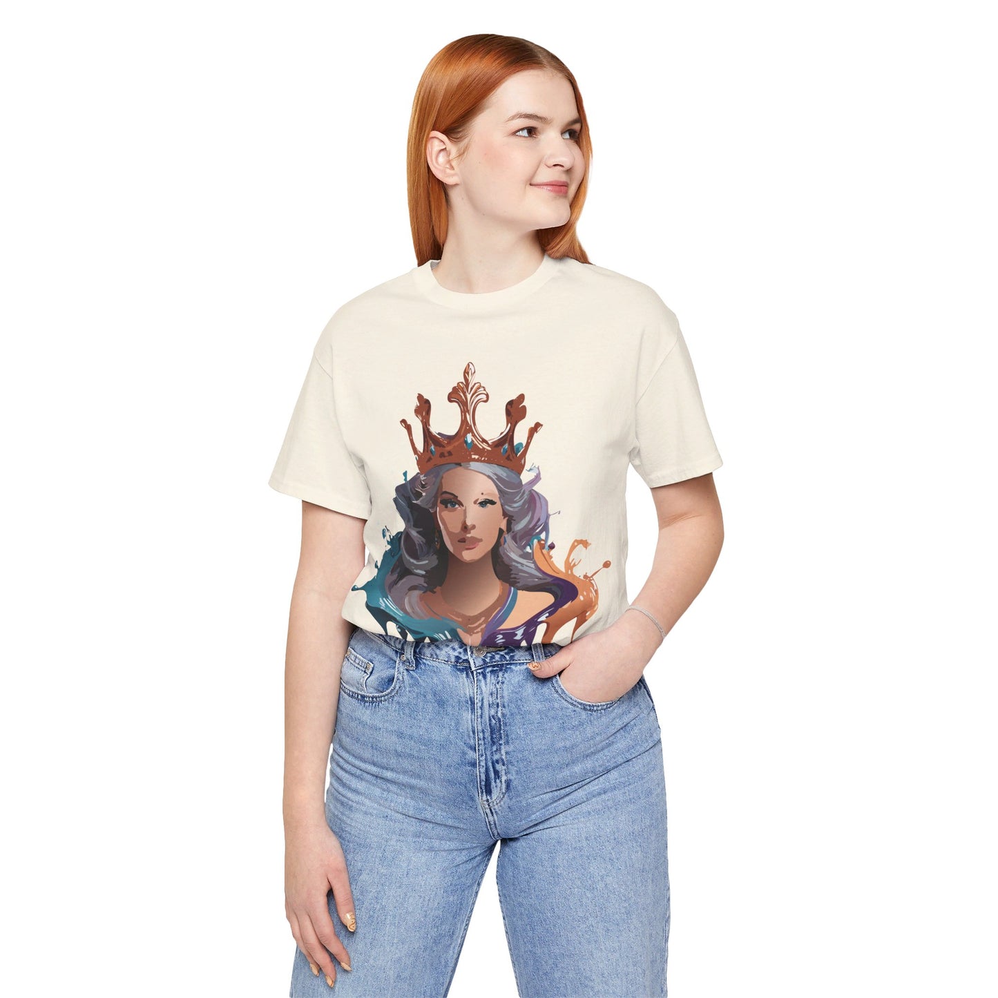 Natural Cotton Tee Shirt - Queen Collection